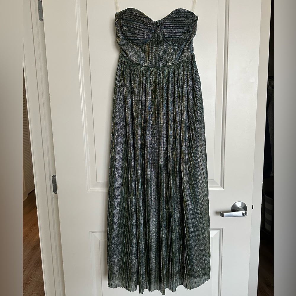 Metallic Strapless Dress, Glamorous Collection, size 4